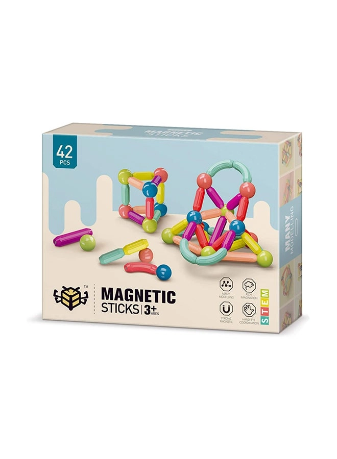 Magnetic Building Blocks - 42 pcs