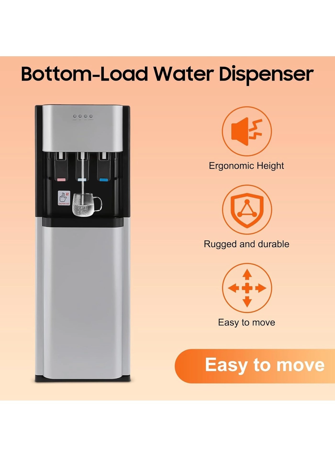 Vertical Water Dispenser - 18.9L