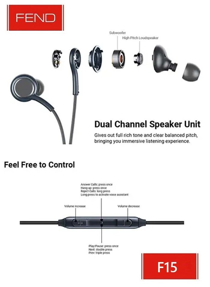 F15 Wired Earbud