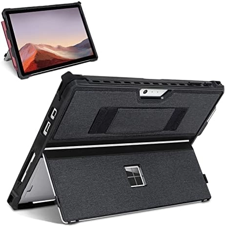 SSSGRGB Case with Stylus Pen Holder and Hand Strap for Surface Pro 12.3-inch (Pro 7/Pro 6/Pro 5/Pro 4/Pro LTE)