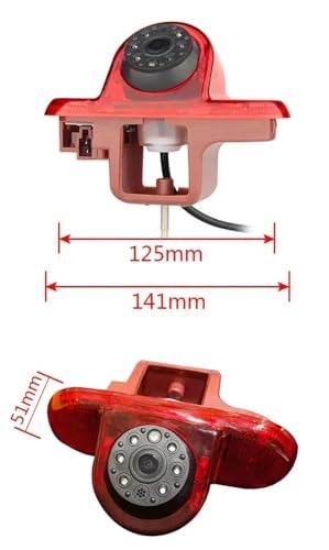 CCD Brake Light Rear View Reversing Camera - Night vision HD