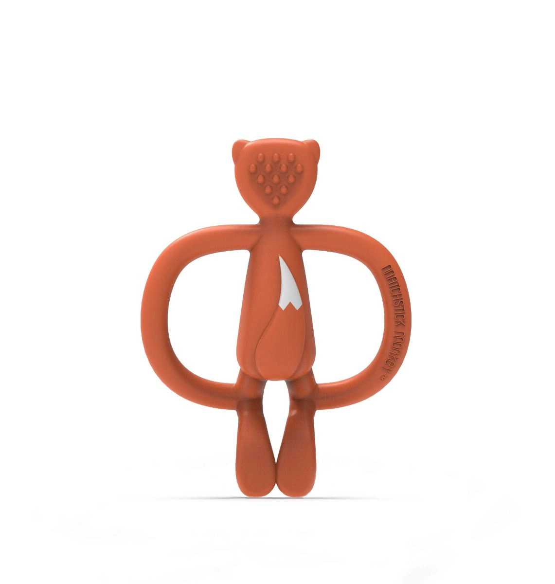Fudge Fox Teether - food-grade silicone