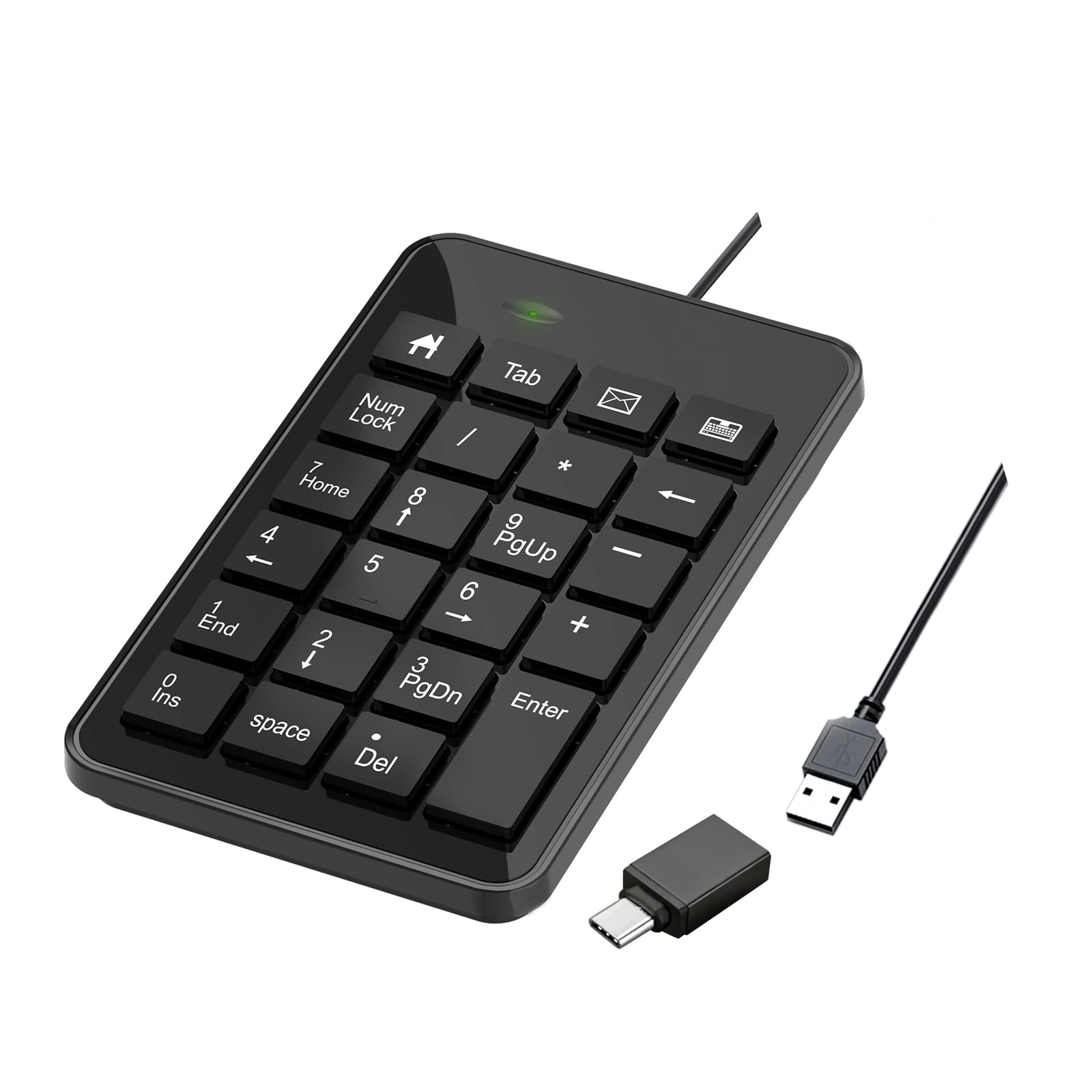 Centree Wired Number Pad - 23 Key Typec USB