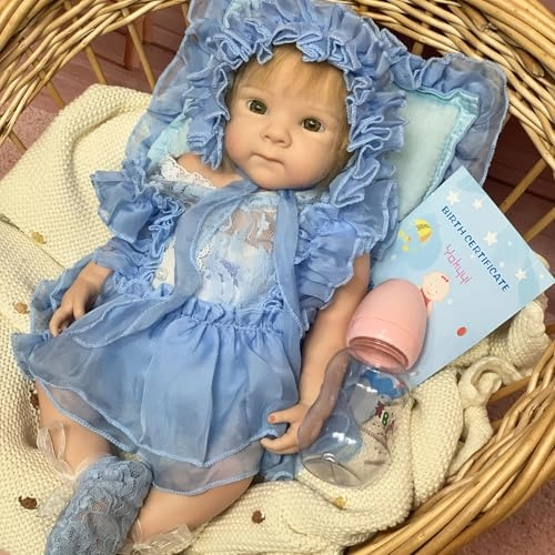 Reborn Baby Doll - 18 inch Silicone Full Body Ages 3+