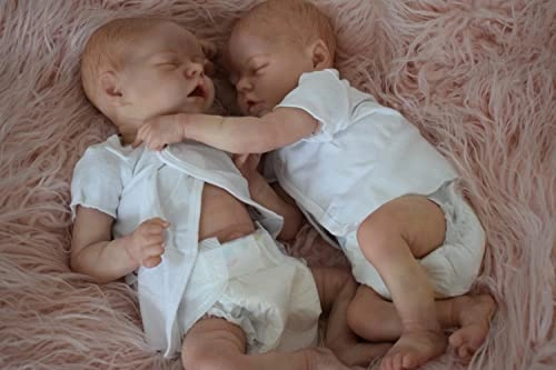 Reborn Baby Doll - 18 Inch Silicone Full Body Twins Ages 3+