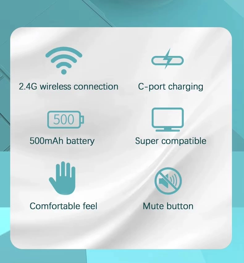 Silent Mini Wireless Mouse - Bluetooth