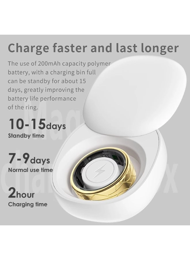 Smart Health Ring - IP68 Waterproof Bluetooth 5.1 7-8 days