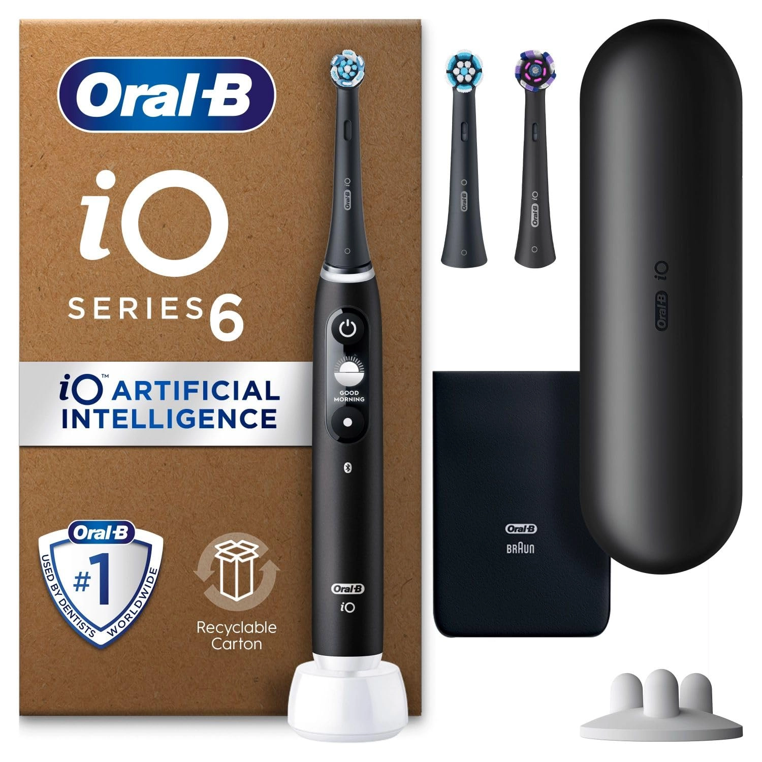 iO6 - 1 Toothbrush Head Travel Case 5 Modes