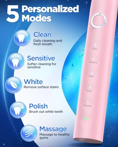 Y08U - 8 Brush Heads 120 Days Battery Life USB C