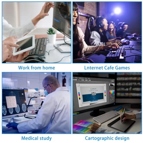 Keyboard Stand Feet Legs Replacement Kit - 4pcs Black