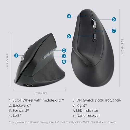 Pro Fit Ergo MY630 EQ Mouse - Wireless