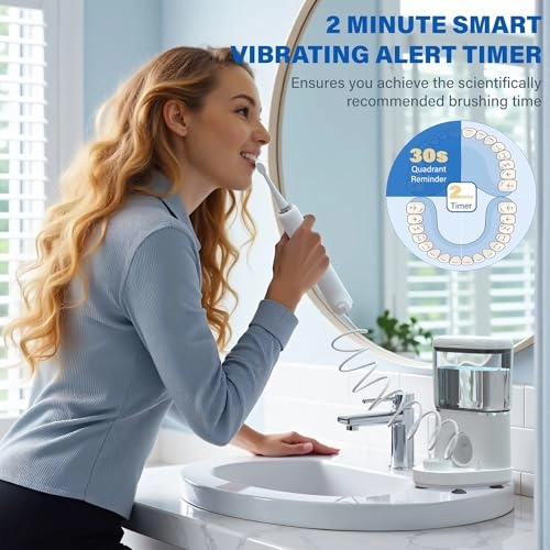 Electric Toothbrush - Water Flosser Wireless Charging 500ML