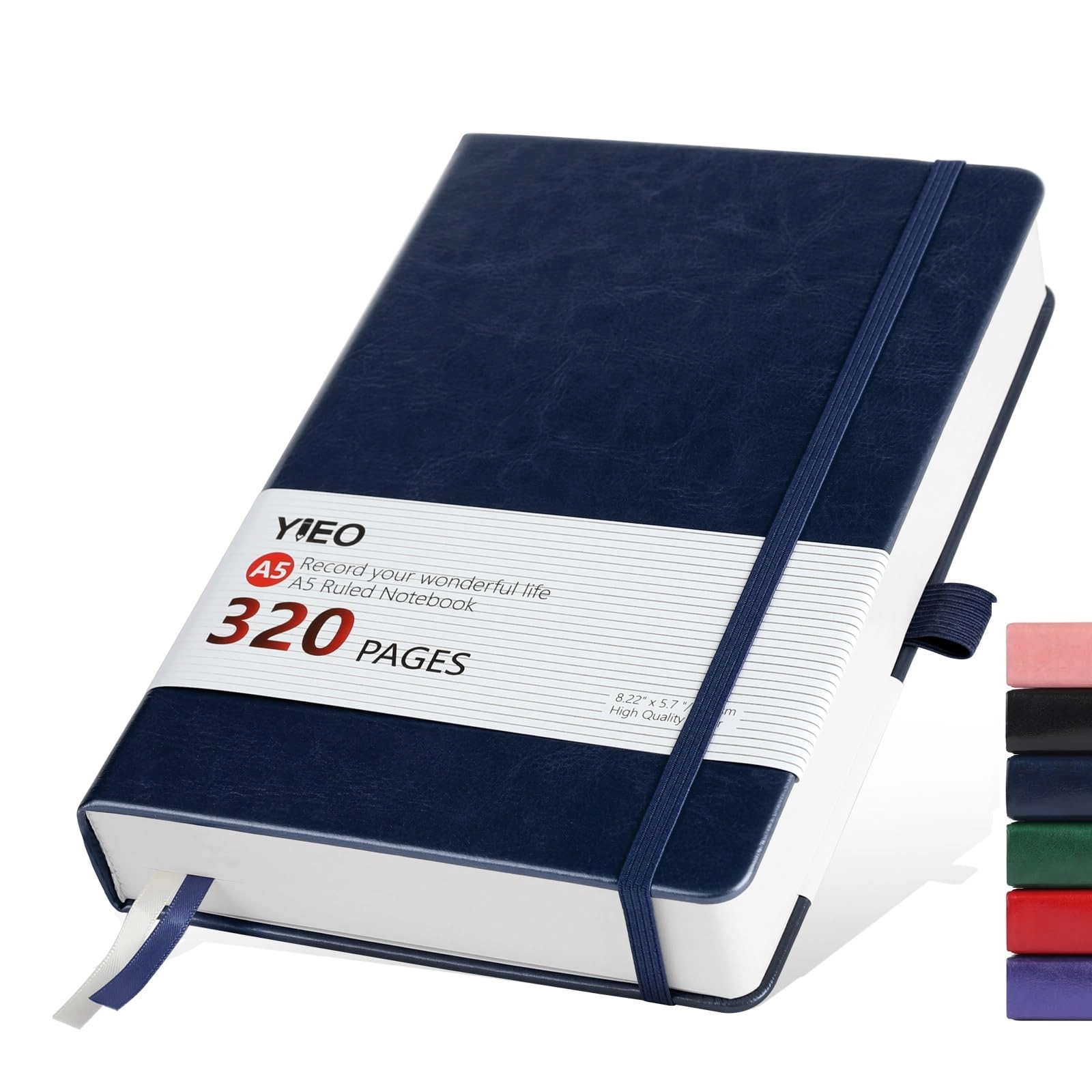 Notebook A5 Hardcover - Lined 160 Sheets