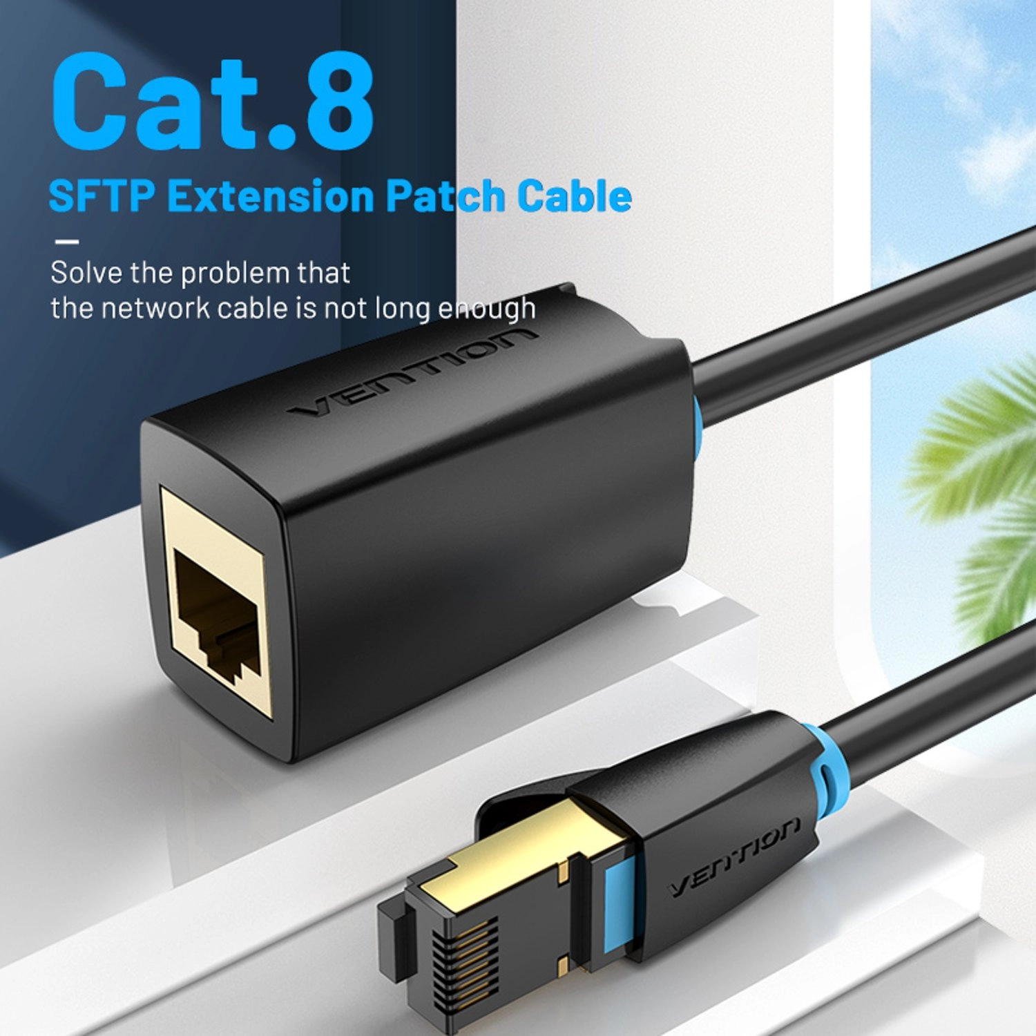 Cat.8 SSTP Patch Cable - 1 m