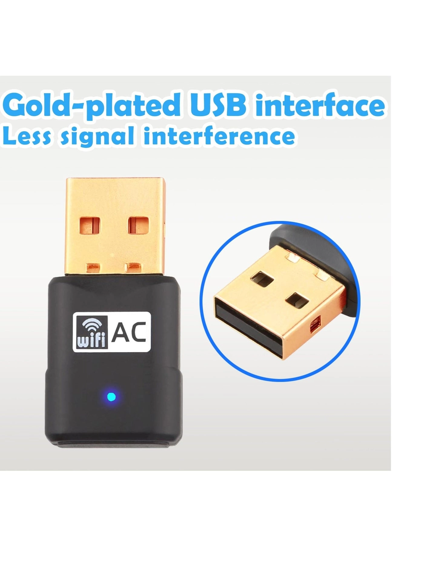 Wifi Dongle - Dual Band 5GHz 2.4GHz USB Wireless