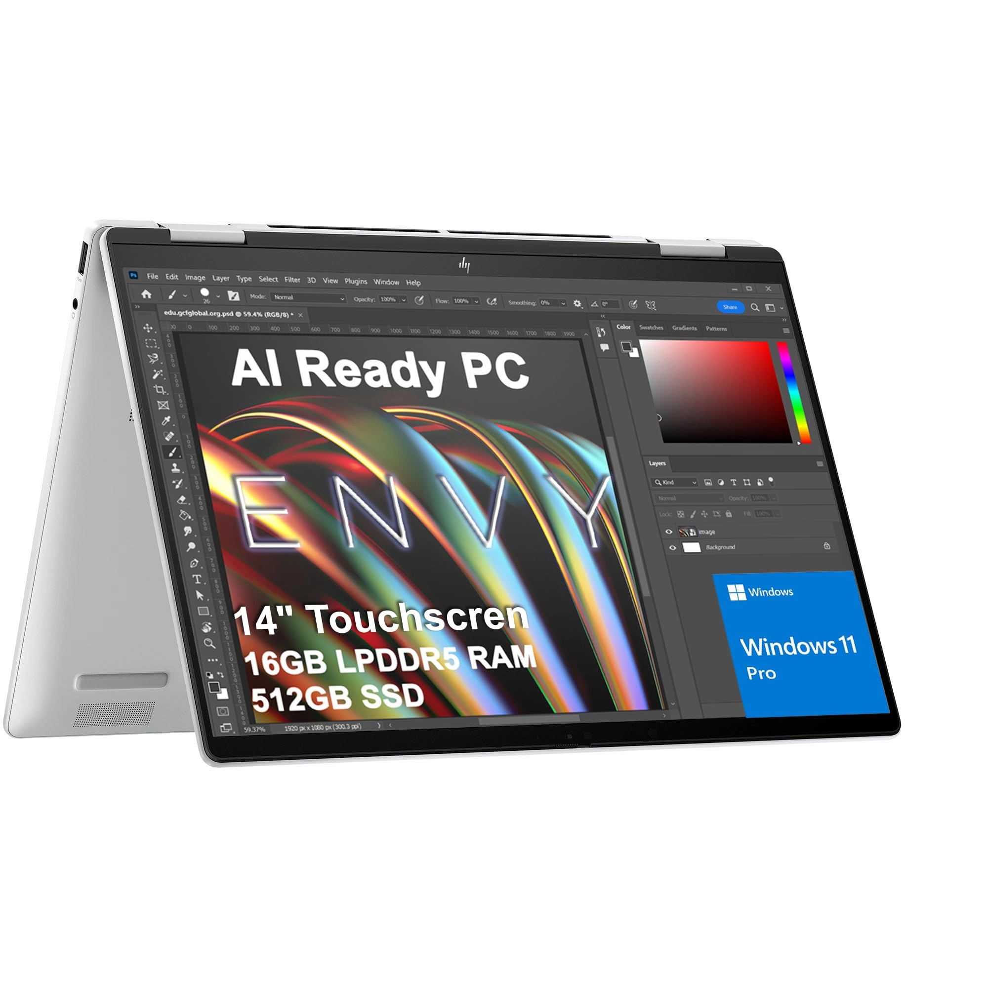 Envy x360 A57DNEA - 14'' Ryzen 5-8640HS 16GB DDR5 512GB SSD