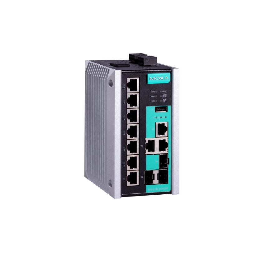 Moxa EDS-510E-3GTXSFP 10-ports