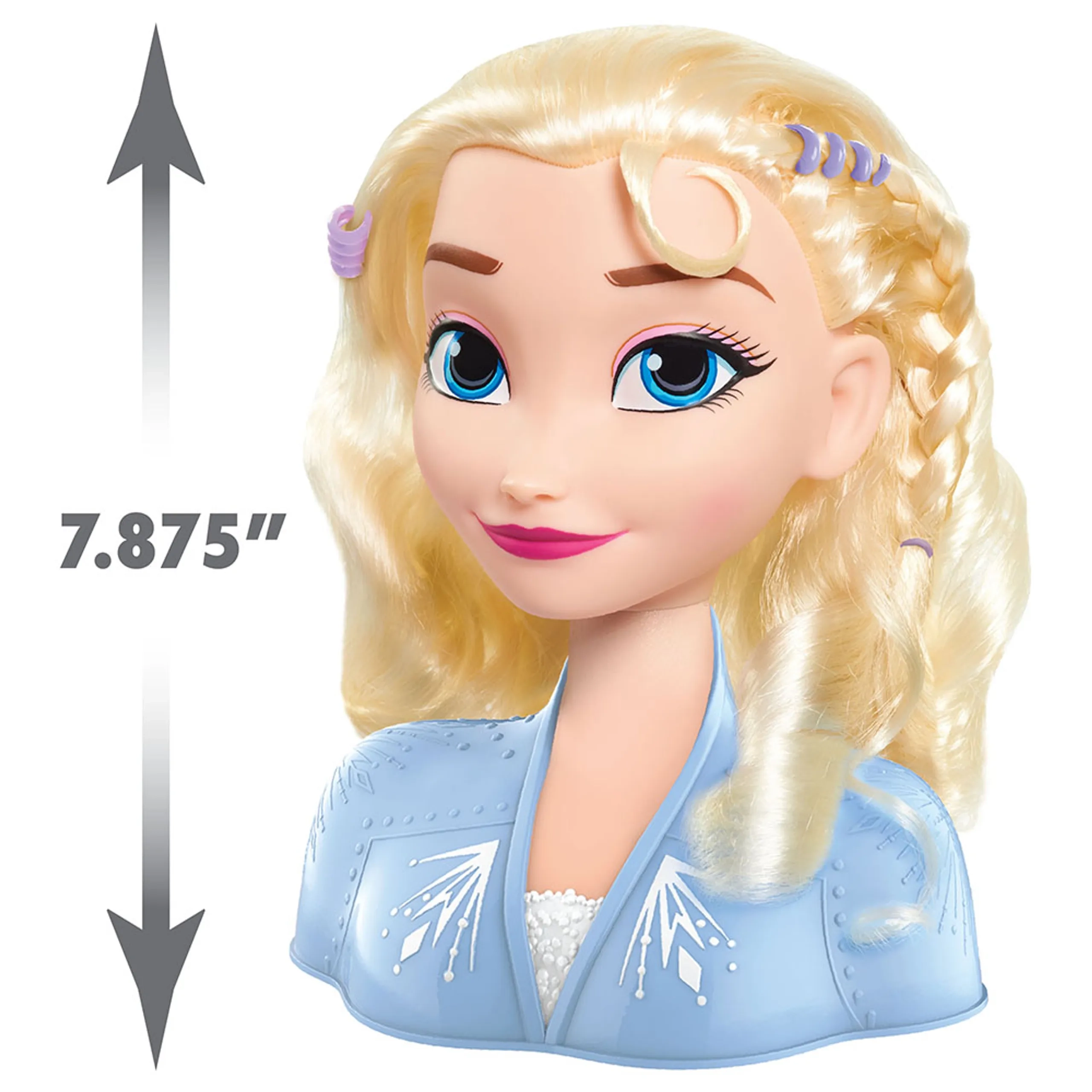Elsa Fashion Doll - Extra-Long Blonde Hair Braiding Tool Ages 5+