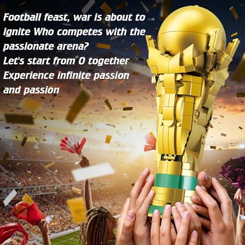 Soccer Trophy Building Blocks - 446 pcs