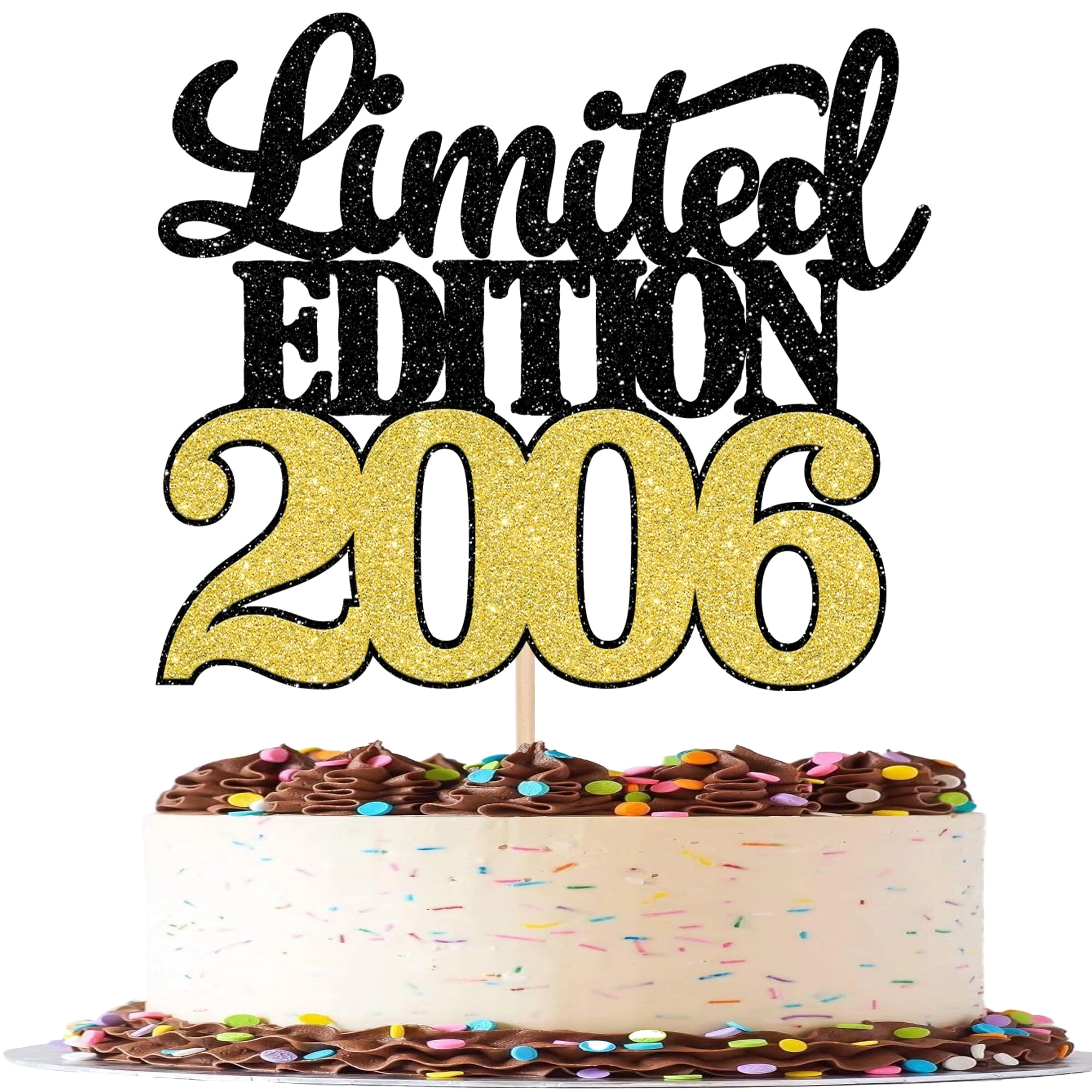 SYKYCTCY Cake Topper - 1 Pack 20th Birthday