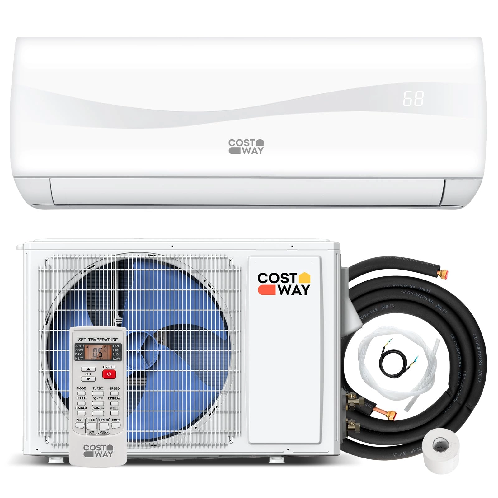 Costway Mini Split AC - 1780W