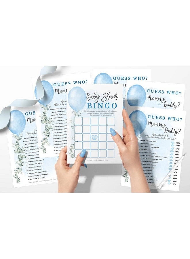 Boy Baby Shower Games - English