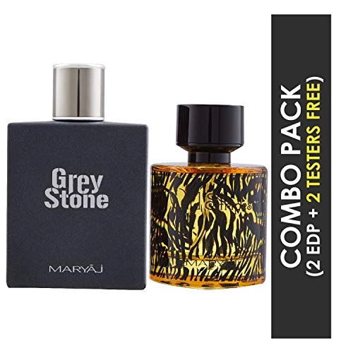 Wild Stripes Eau de Parfum - 100ml + Grey Stone Eau de Parfum - 100ml + 2 Parfum Testers FREE