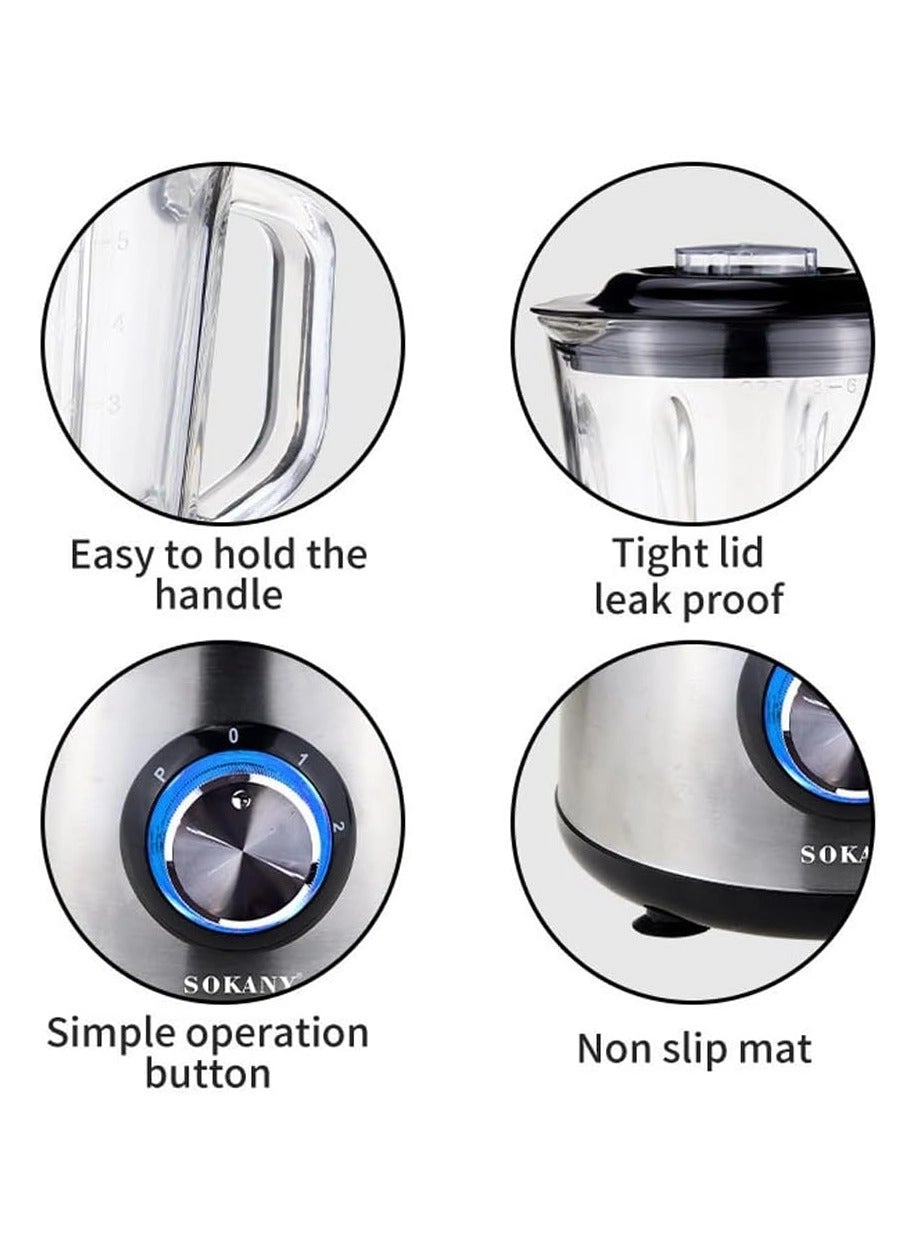 SK-155 - Two in One Juice Blender Portable Non-slip Rubber Foot