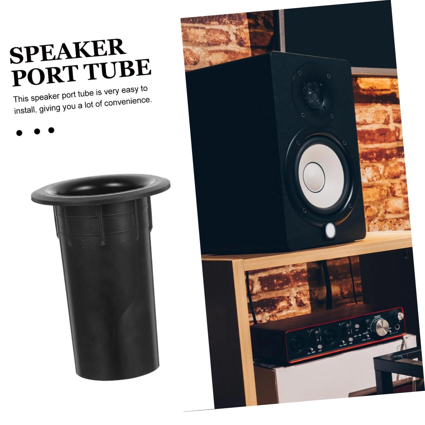 Subwoofer Port Tube - 12Pcs 4 Inch Plastic