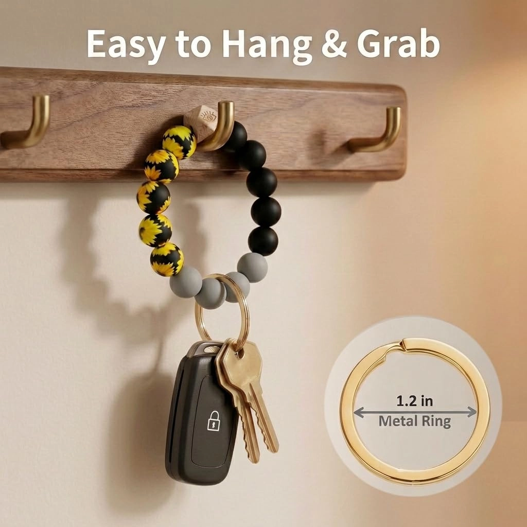 Key Ring Bracelet - Car