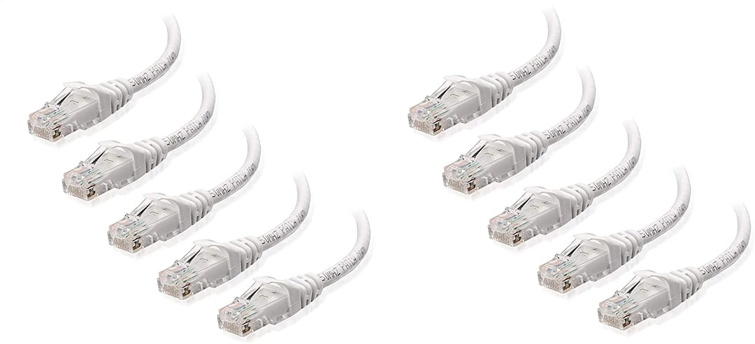 THE HAPPY BUY Cat6 Ethernet Cable - 0.3M Pack