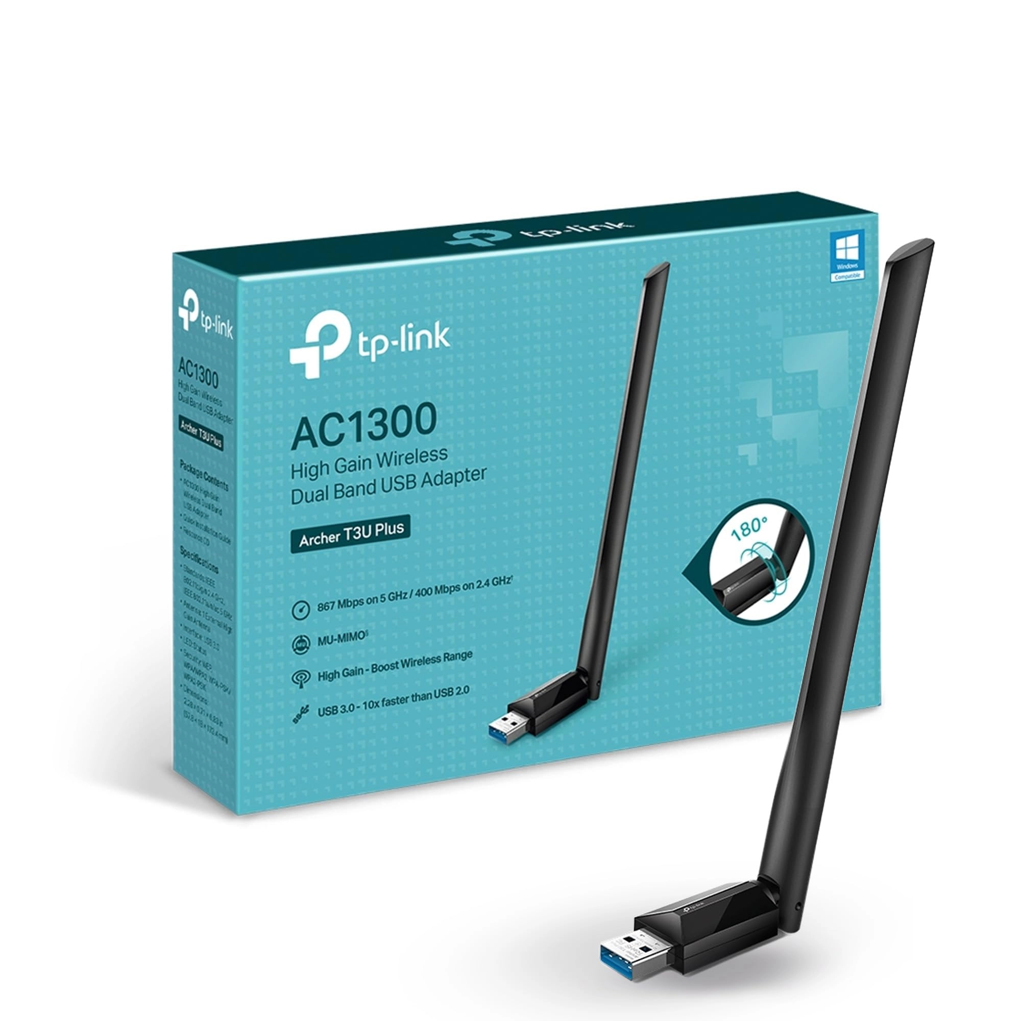 TP-Link Archer T3U Plus - AC1300 USB Wireless