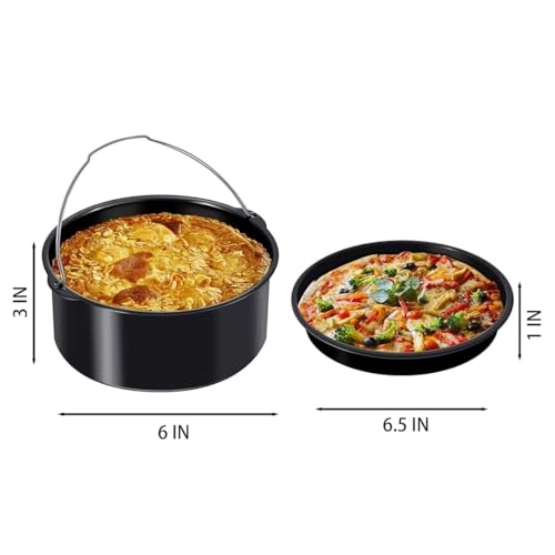 cake barrel + pizza pan - Metal 2 items