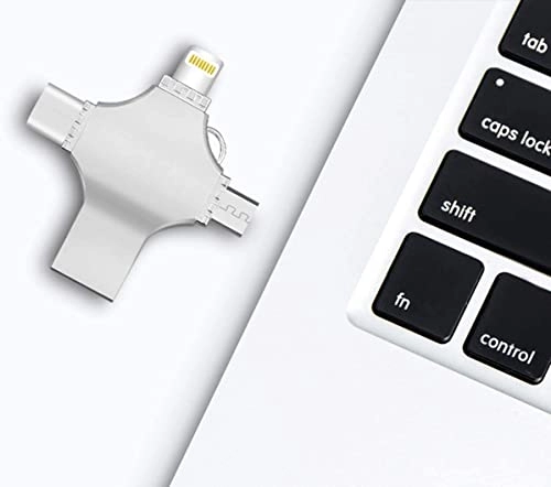 4 In 1 Multi-function OTG USB Flash Drive - 3.0 Type-C 128GB