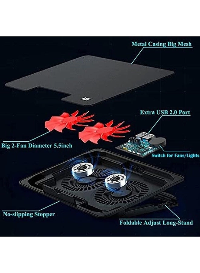 Laptop Cooling Pad - 2 piece(s) 15.6 inch