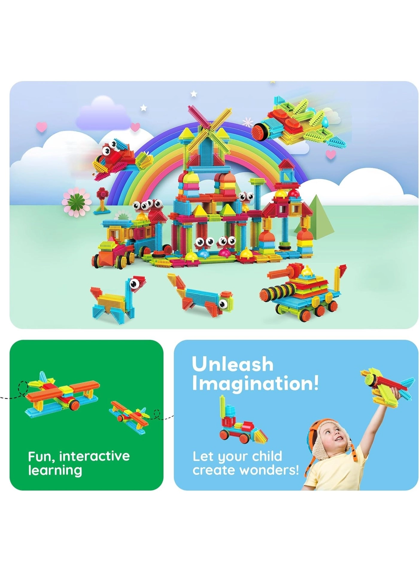 Magnetic Blocks Hedgehog Set - Hedgehog 240pcs