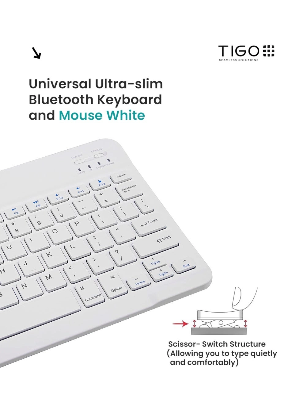 Universal Combo Keyboard and Mouse - EN/AR Wired/Wireless