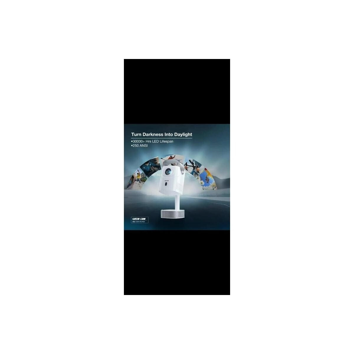 Pluto GNPLPRJRWH 250 ANSI lumens