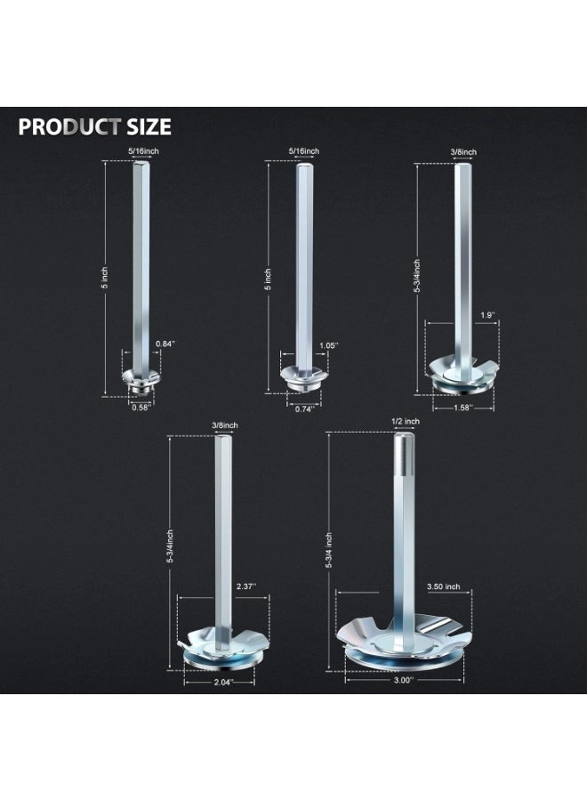 PVC Fitting Socket Saver - 5-Piece Fits 1/2" Variable Speed Power Drill