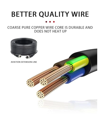 AHD 1080P Gold Lens Brake Light Rear View Reverse Camera - Night vision Wire 1080P