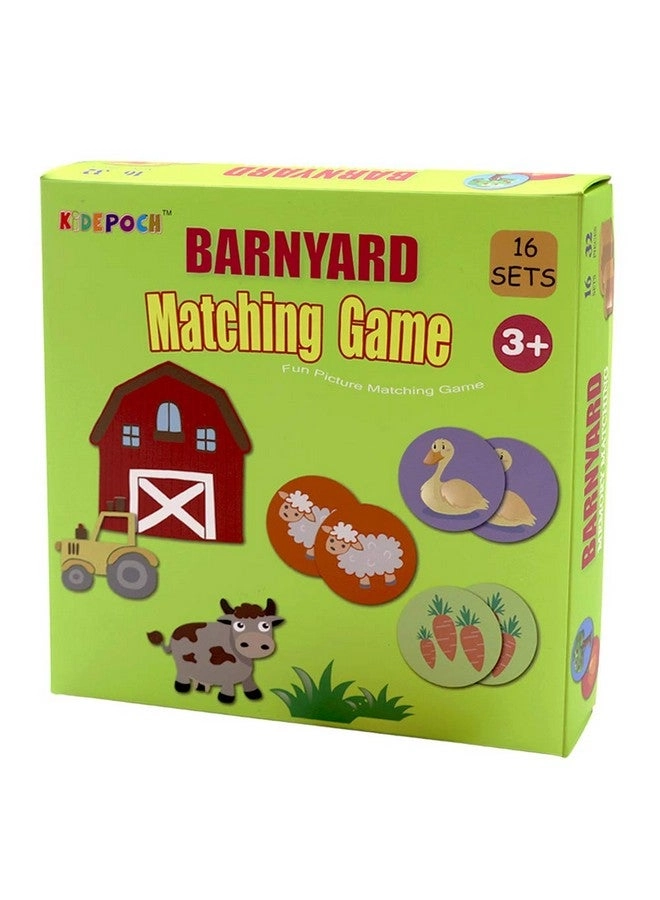 Memory Match Game - 3 Year Old or Up 16 Matching Pairs