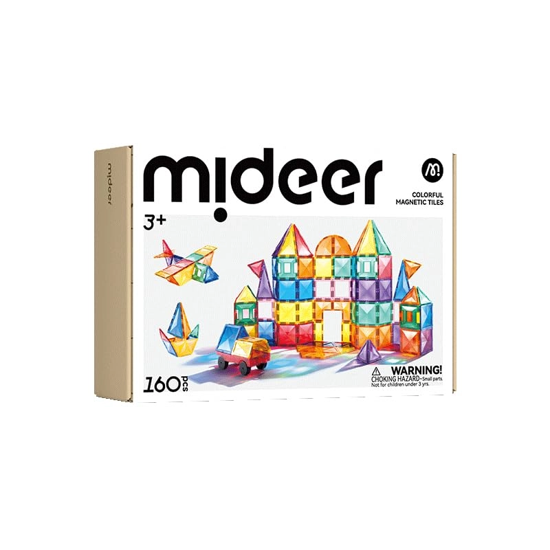 MIDEER Prism Magnetic Tiles MD1639 - 160 pcs