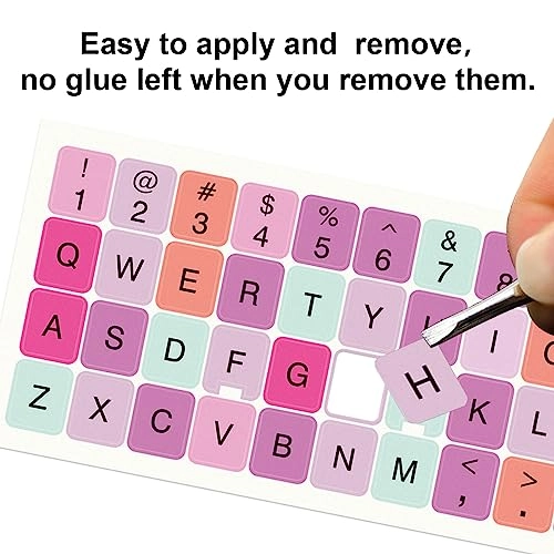 Universal English Keyboard Stickers - US
