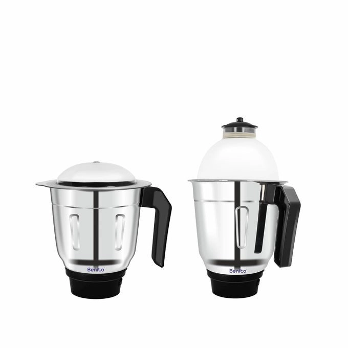 Benito ELITE Stainless Steel Jar Set - 1200ml 1500ml