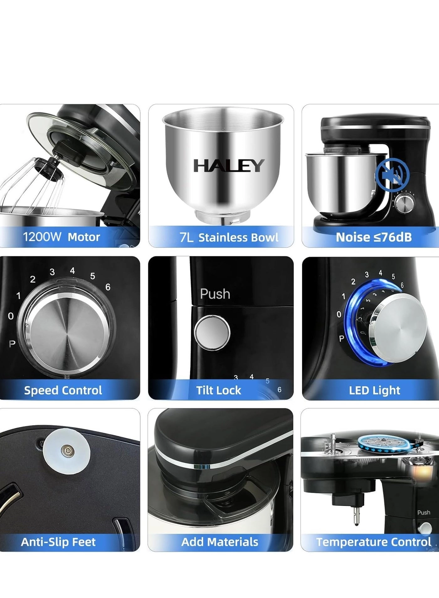 Stand Mixer - 6L 1200W