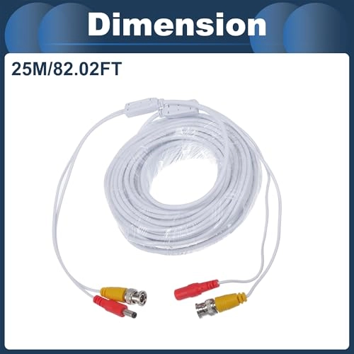 Reverse Rear View Parking Camera Video Cable - BNC+DC