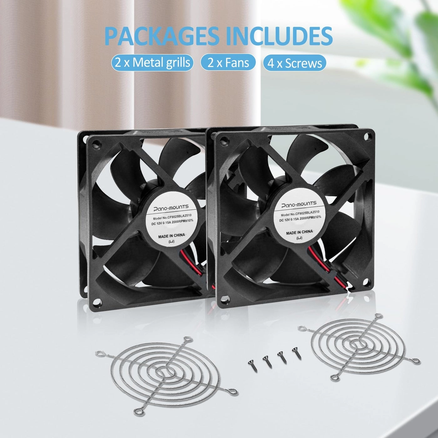 PC Fan - 2 90mm 92mm Pack
