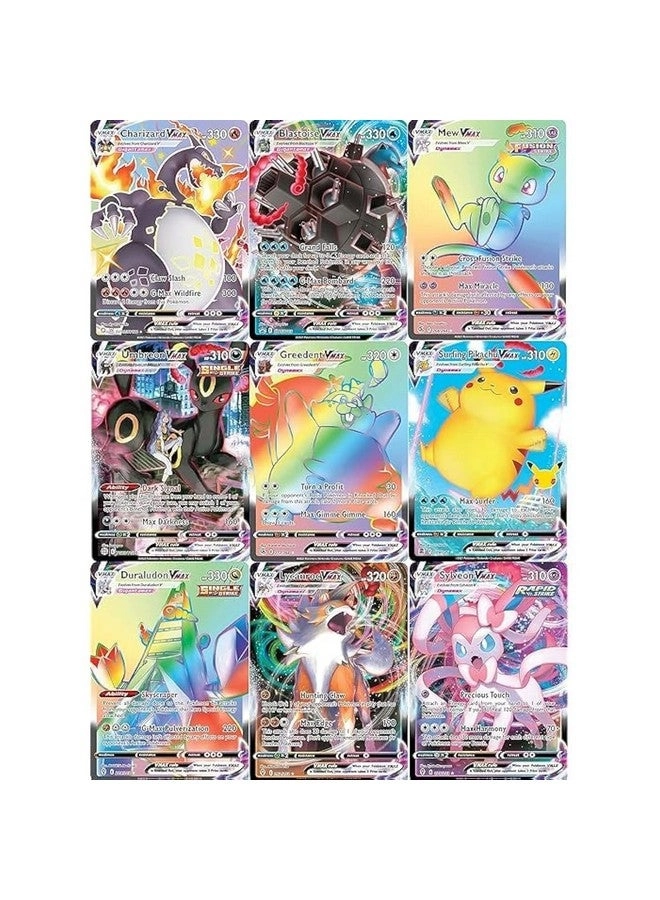 Pokémon Card Vmax - 3pcs + Secret Rare Card - 1pcs