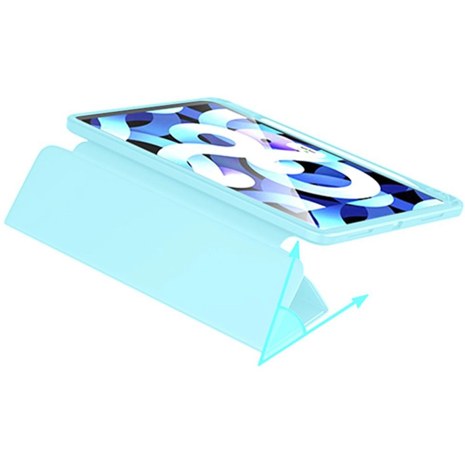 Tri-Fold Case with Pencil Holder for Apple iPad 10.2/10.5-inch