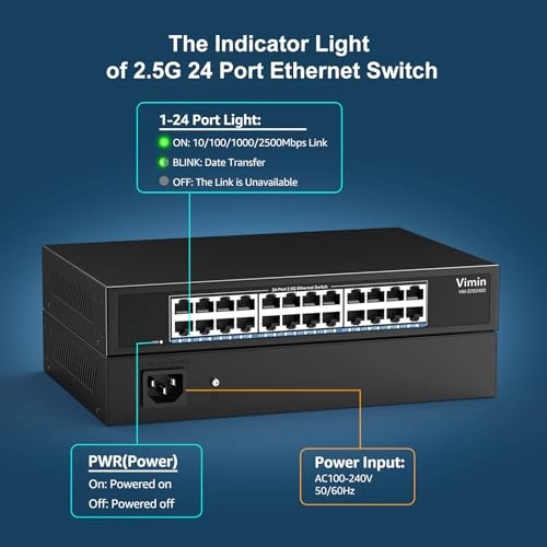 16x2.5G Ethernet Switch - 16-ports